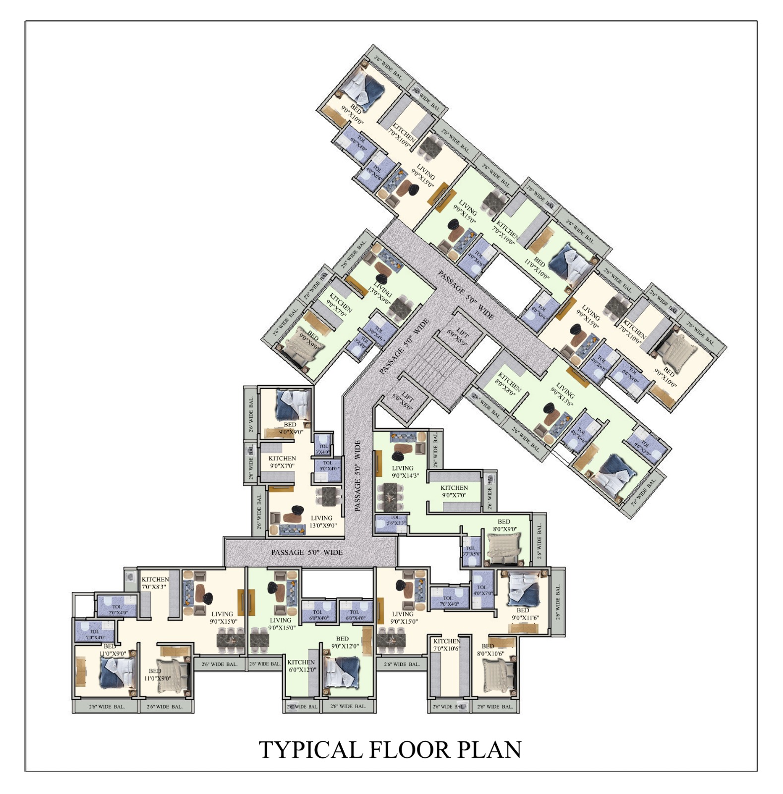 1 BHK residence interior Vasai Virar